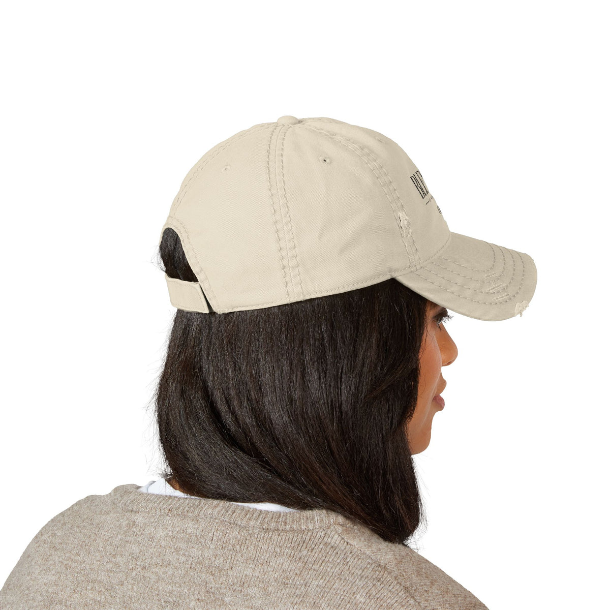 Blessed Distressed Hat (Embroidery)